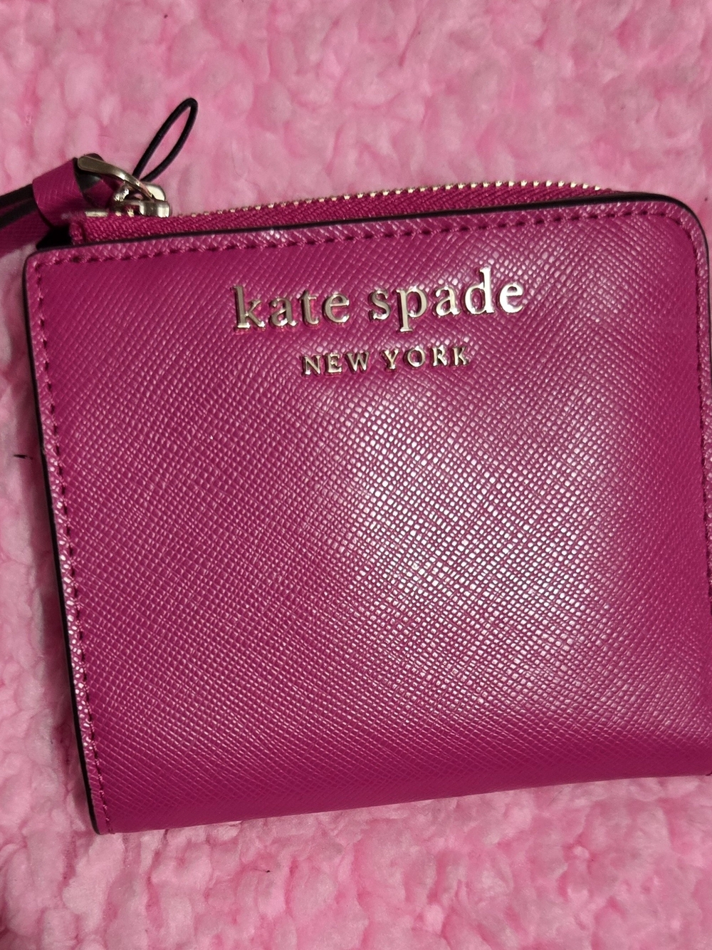 Kate Spade New York Hot Pink Leather Wallet